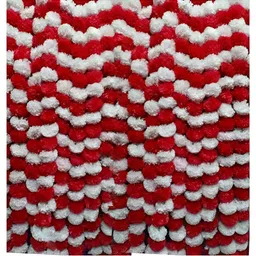 Nutts White 10 Pieces Hanging Marigold Artificial Flower image 3