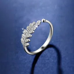 Teeragaj Stone-Studded Adjustable Finger Ring-image-45