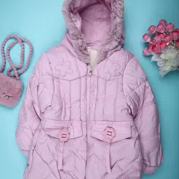 V-Mart Girls Puffer Jacket-image-3