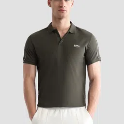 USPA Sport Men Brand Logo Printed Polo Collar Pockets T-shirt-picture-29