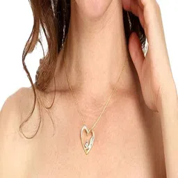 athizay Gold-Toned Brass Cubic Zirconia Statement Necklace-picture-16
