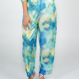 Zink London Women Printed Straight Fit Trousers-picture-47