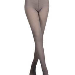 SECRETS BY ZEROKAATA Women Dual-Tone Sheer Fleece Winter Fur Pantyhose Stockings-picture-5