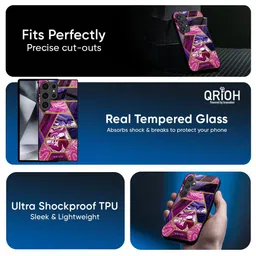 QRIOH Abstract Printed Samsung Galaxy M55 5G Silicone Back Case image 5