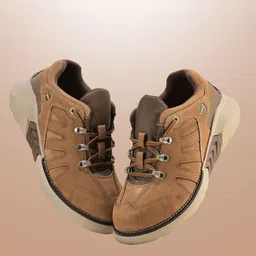 Woodland Men Printed Leather Sneakers-image-50