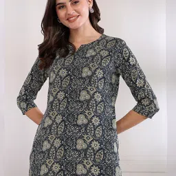 moda rapido Women Printed Regular Straight Kurti Pack Of-1-picture-12