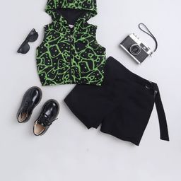 taffykids Girls Printed Top with Shorts-picture-18
