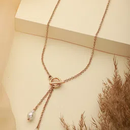 Jazz and Sizzle Brass Gold-Plated Necklace-picture-20
