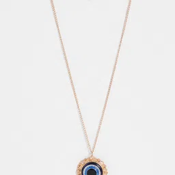 EL REGALO Gold-Toned & Blue Evil Eye Pendant Chain-picture-24