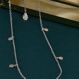 Accessorize London Women's Silver Discy Chain Pendant-picture-23