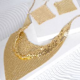 JOKER & WITCH Gold-Plated Andromeda Necklace & Earrings-picture-25