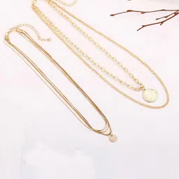 Jewels Galaxy Set Of 2 Gold-Plated Layered Necklace-picture-43