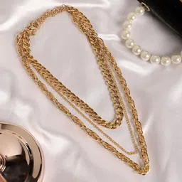 DressBerry Gold Plated Layered Necklace-picture-15