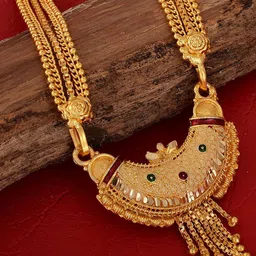 MEMOIR Gold-Plated Stone Studded Necklace-picture-17