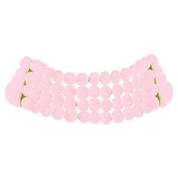 I Jewels Gold-Plated Artificial Beads Choker Necklace-picture-25