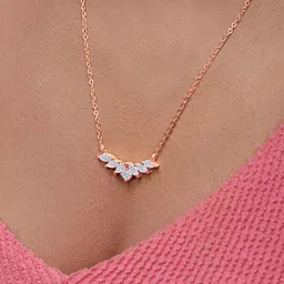 MINUTIAE Brass Rose Gold-Plated Handcrafted Necklace-picture-16
