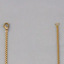 Mesmerize Men Stainless Steel Hanuman Gada Mini Tag Pendant With Chain image 2