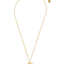 Accessorize London Gold-Plated Heart Shaped Pendant & Chain image 2