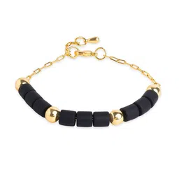 MINUTIAE Crystals Gold Plated Wraparound Bracelet image 2
