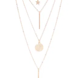 Jewels Galaxy Set Of 2 Gold-Plated Layered Necklace image 2