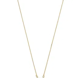 DressBerry Gold-Plated Gold-Toned & White Brass Necklace image 3