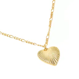 Accessorize London Gold-Plated Heart Shaped Pendant & Chain image 5