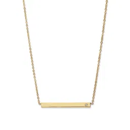 VANBELLE 925 Sterling Silver Gold-Plated Cubic Zirconia Necklace image 2