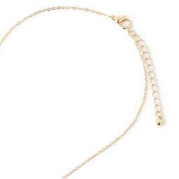 Accessorize Gold Plated Crown Pendant Necklace image 3