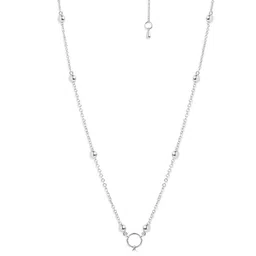 MINUTIAE Brass Silver-Plated Handcrafted Necklace image 3