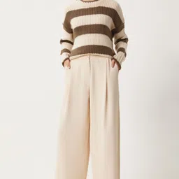 Happiness istanbul Women Pleated Trousers-image-3