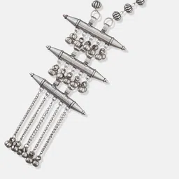 ATIBELLE Silver-Plated German Silver Beaded Necklace image 4