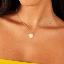 Accessorize London Gold-Plated Heart Shaped Pendant & Chain image 4