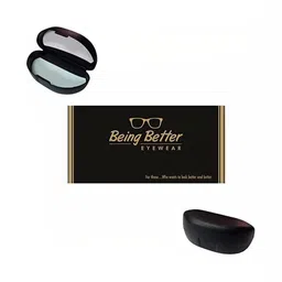 Being Better Unisex Black Lens & Black Rectangle Sunglasses with image 3