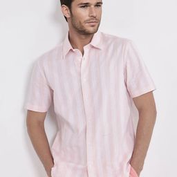 RARE RABBIT Men Comfort Opaque Striped Casual Shirt-picture-25