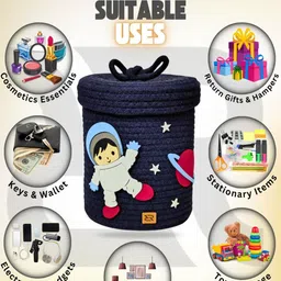 ROUGH ROAD STORE Navy Blue Reusable Multi-Utility Organisers image 4