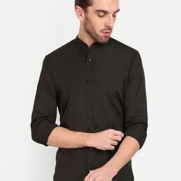 MEGHZ Men Slim Fit Opaque Casual Shirt-picture-13