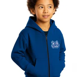 3Colors Boys Printed Hooded Sweatshirt image 3