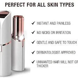 ZovoHub Lipstick Shape, SilkGleam Cordless Epilator image 3
