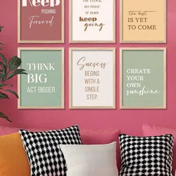 WALLLANE Brown Abstract Wall Paintings image 5