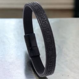 MYKI Men Leather Wraparound Bracelet-picture-2