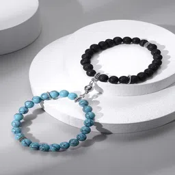 Fashion Frill Magnetic Beads Couple Bracelet-picture-32