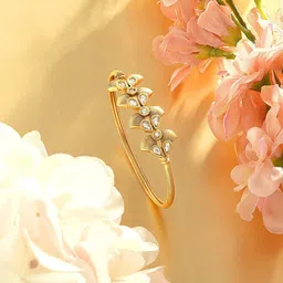 AMI Women Gold-Plated Kada Bracelet-picture-17
