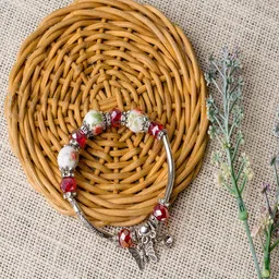 Jewelz Women Red & Silver-Toned Link Bracelet-picture-53