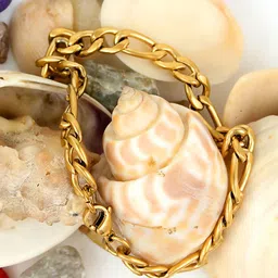 NAKABH Men Set Of 2 Gold-Plated Link Bracelet-picture-23