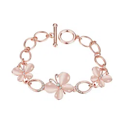 Jewels Galaxy Women Rose Gold Bracelet image 4