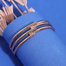 SOHI Gold-Plated Cuff Bracelet image 4