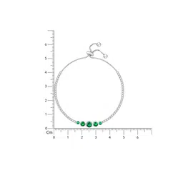GIVA Rhodium-Plated Sterling Silver Wraparound Bracelet image 4