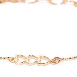 Carlton London Gold-Plated Wraparound Bracelet image 2