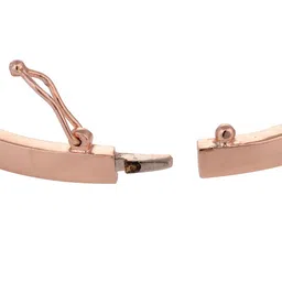 Saraf RS Jewellery Women White & American Diamond Rose Gold-Plated Bangle-Style Bracelet image 4