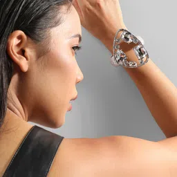 SOHI Silver-Plated Bracelet image 3